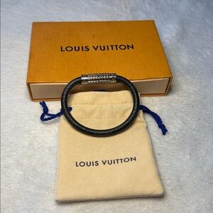 Louis Vuitton Unisex The Digit Damier Ardoise bracelet